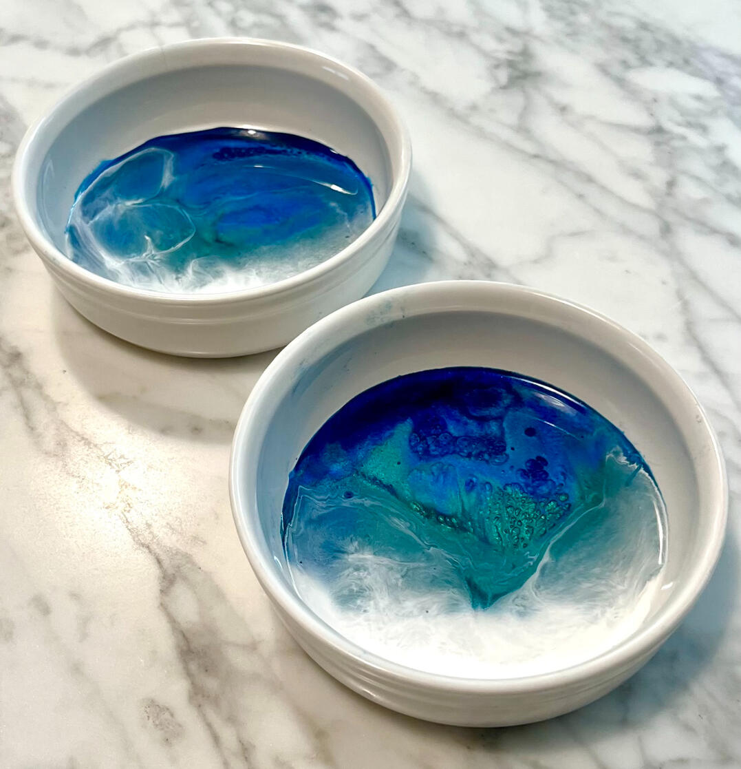 Ocean Resin Bowls