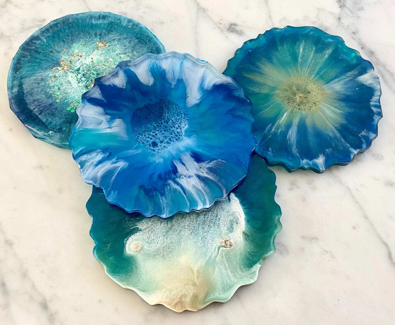 Ocean-Inspired Coasters